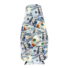 Load image into Gallery viewer, Money Pattern Zipper Bottle Coolie