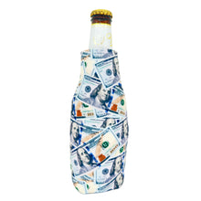 Load image into Gallery viewer, Money Pattern Zipper Bottle Coolie