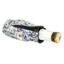 Load image into Gallery viewer, Money Pattern Zipper Bottle Coolie