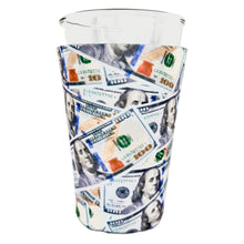 Load image into Gallery viewer, Money Pattern Pint Glass Coolie