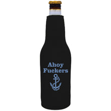Load image into Gallery viewer, Ahoy Fuckers Beer Bottle Coolie