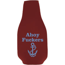 Load image into Gallery viewer, Ahoy Fuckers Beer Bottle Coolie