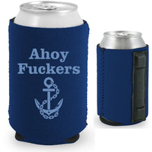 Load image into Gallery viewer, Ahoy Fuckers Magnetic Can Coolie