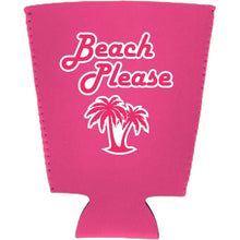 Load image into Gallery viewer, Beach Please Pint Glass Coolie