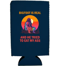 Load image into Gallery viewer, Bigfoot is Real 16 oz. Can Coolie