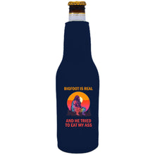 Load image into Gallery viewer, Bigfoot is Real Beer Bottle Coolie