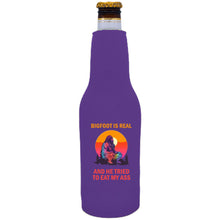 Load image into Gallery viewer, Bigfoot is Real Beer Bottle Coolie
