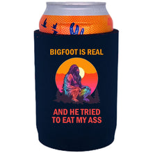 Load image into Gallery viewer, Bigfoot is Real Full Bottom Can Coolie
