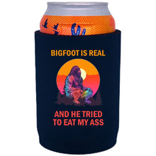 Load image into Gallery viewer, Bigfoot is Real Full Bottom Can Coolie
