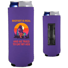 Load image into Gallery viewer, Bigfoot is Real Magnetic Slim Can Coolie