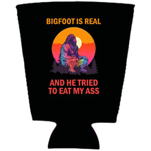 Load image into Gallery viewer, Bigfoot is Real Pint Glass Coolie
