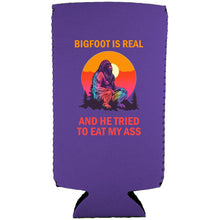Load image into Gallery viewer, Bigfoot is Real Slim Can Coolie