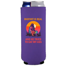 Load image into Gallery viewer, Bigfoot is Real Slim Can Coolie