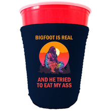 Load image into Gallery viewer, Bigfoot is Real Party Cup Coolie