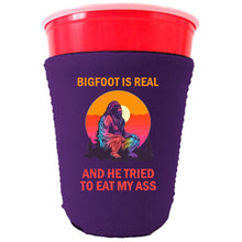 Load image into Gallery viewer, Bigfoot is Real Party Cup Coolie