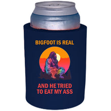Load image into Gallery viewer, Bigfoot is Real Thick Foam Can Coolie