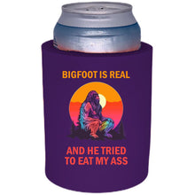 Load image into Gallery viewer, Bigfoot is Real Thick Foam Can Coolie
