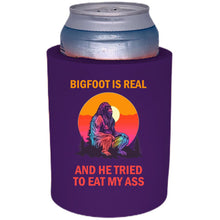 Load image into Gallery viewer, Bigfoot is Real Thick Foam Can Coolie