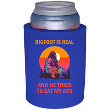 Load image into Gallery viewer, Bigfoot is Real Thick Foam Can Coolie