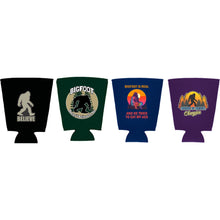 Load image into Gallery viewer, Bigfoot Funny Pint Glass Coolie Designs 4 Pack