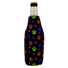 Load image into Gallery viewer, Dog Paws Pattern Zipper Bottle Coolie