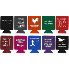 Load image into Gallery viewer, Funny Joke Magnetic Can Coolie Designs 10 Pack