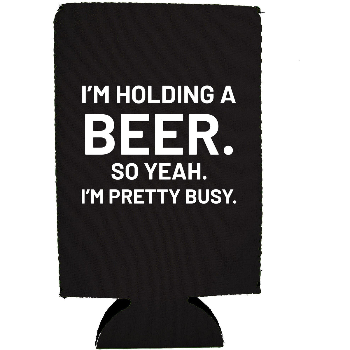 http://cooliejunction.com/cdn/shop/files/holding-a-beer-busy-16oz-can-koozie-black-flat_1200x1200.jpg?v=1685390599