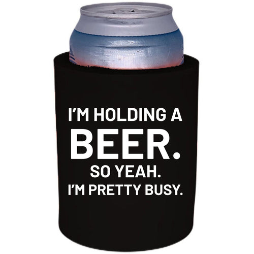 12oz. Thick foam can koozie with 
