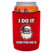 Load image into Gallery viewer, I Do It For The Ho's Santa Full Bottom Can Coolie