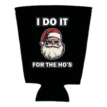 Load image into Gallery viewer, I Do It For The Ho's Santa Pint Glass Coolie