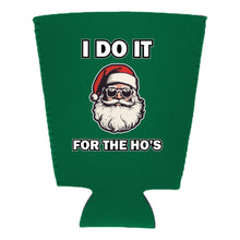 Load image into Gallery viewer, I Do It For The Ho's Santa Pint Glass Coolie