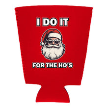 Load image into Gallery viewer, I Do It For The Ho's Santa Pint Glass Coolie