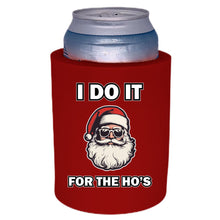 Load image into Gallery viewer, I Do It For The Ho's Santa Thick Foam Can Coolie