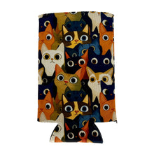 Load image into Gallery viewer, Kawaii Cats Pattern 16 oz. Can Coolie