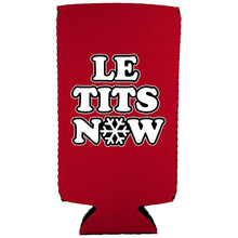 Load image into Gallery viewer, Le Tits Now (Let It Snow) Slim Can Coolie