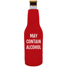 Load image into Gallery viewer, May Contain Alcohol Beer Bottle Coolie