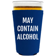 Load image into Gallery viewer, May Contain Alcohol Pint Glass Coolie