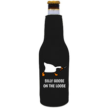 Load image into Gallery viewer, Silly Goose on the Loose Beer Bottle Coolie