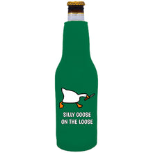 Load image into Gallery viewer, Silly Goose on the Loose Beer Bottle Coolie