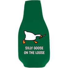 Load image into Gallery viewer, Silly Goose on the Loose Beer Bottle Coolie