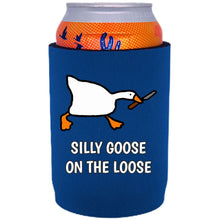 Load image into Gallery viewer, 12oz. neoprene full bottom can Koozie with graphic printed on one side.