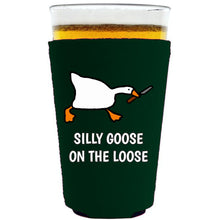 Load image into Gallery viewer, Silly Goose on the Loose Pint Glass Coolie