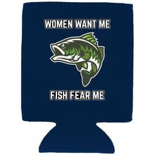 Load image into Gallery viewer, Women Want Me Fish Fear Me Magnetic Can Coolie