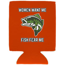 Load image into Gallery viewer, Women Want Me Fish Fear Me Magnetic Can Coolie