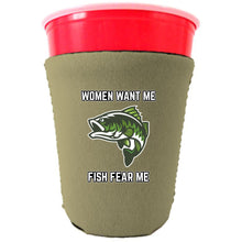Load image into Gallery viewer, Women Want Me Fish Fear Me Party Cup Coolie