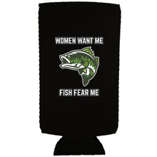 Load image into Gallery viewer, Women Want Me Fish Fear Me Slim Can Coolie