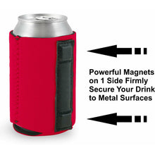 Load image into Gallery viewer, Beer Goes Here Magnetic Can Coolie