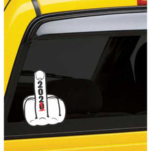 Load image into Gallery viewer, 2021 Middle Finger Vinyl Sticker 5 Inch, Indoor/Outdoor