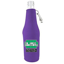 Load image into Gallery viewer, Go F Yourself Beer Bottle Coolie With Opener