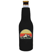 Load image into Gallery viewer, Retro Mountains Beer Bottle Coolie